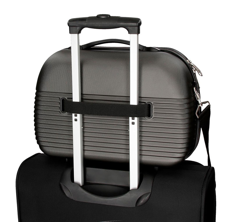 ABS Neseser - Beauty Case Roll Road Dakar Dark Grey 55939 - dodatni pogled