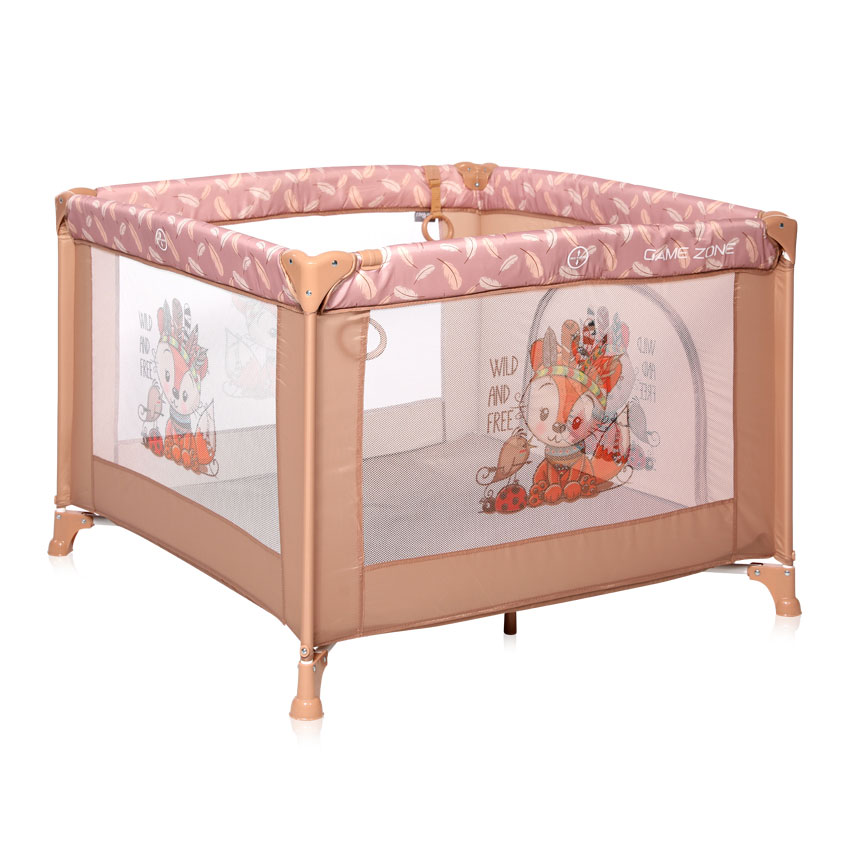 LORELLI Ogradica za igru GAME ZONE Beige Foxy 10080142042 - dodatni pogled