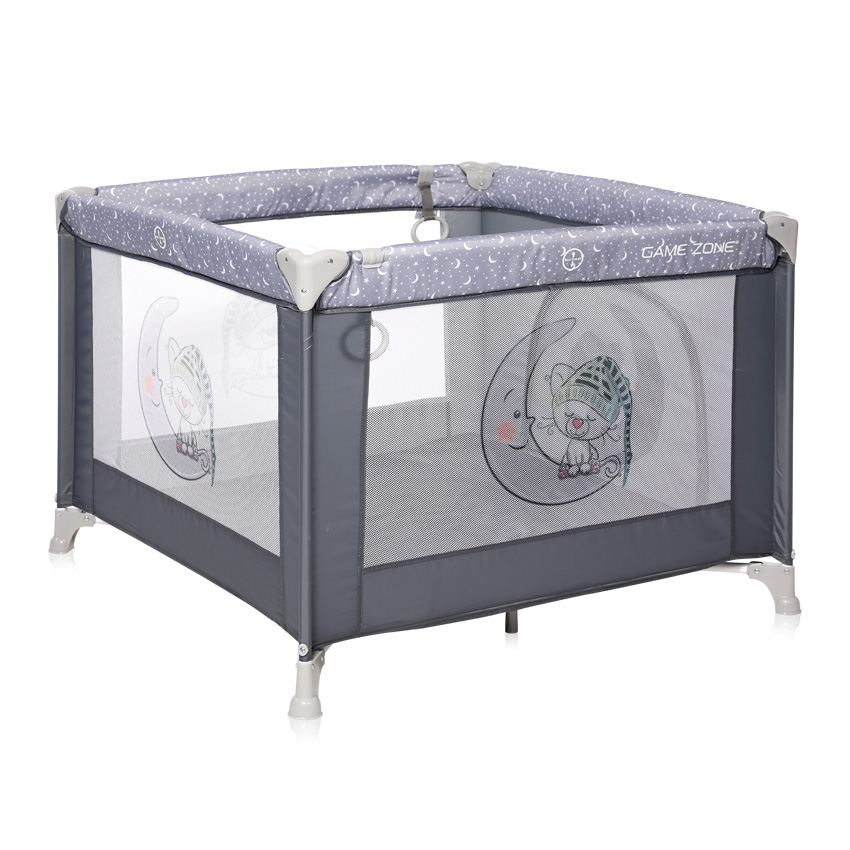 LORELLI Ogradica za igru GAME ZONE Grey Cute Moon 10080142070 - dodatni pogled