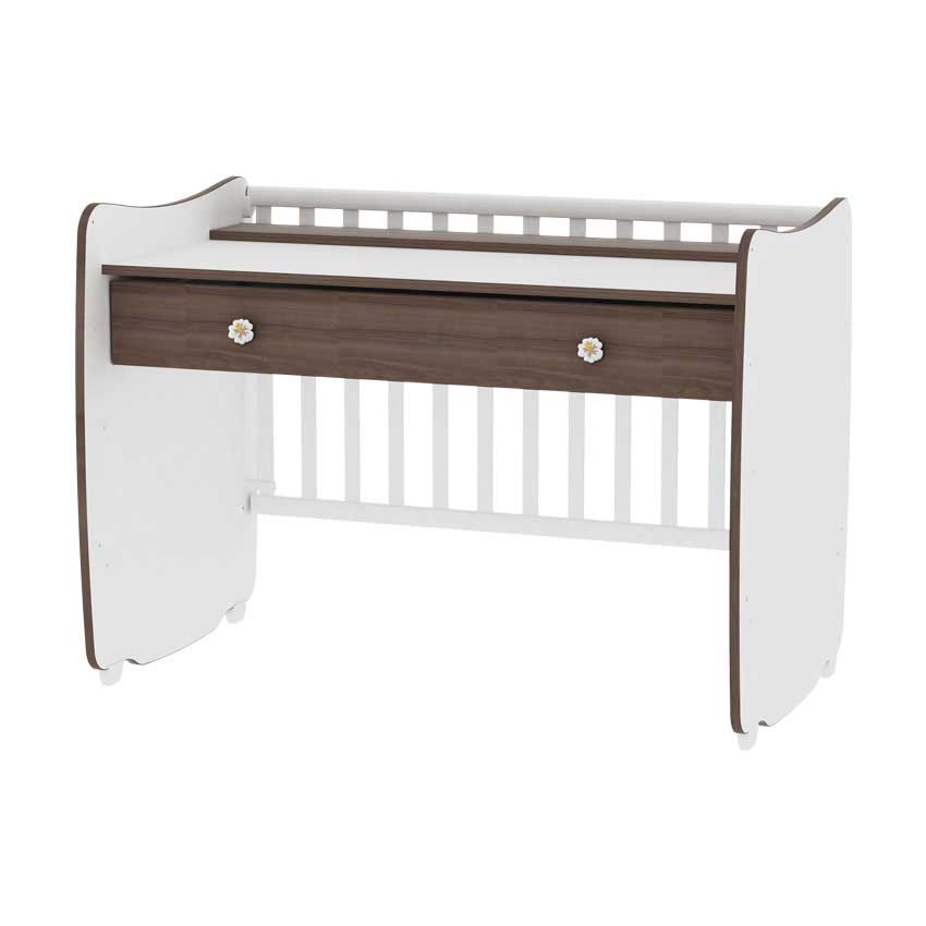 LORELLI Drveni krevetac 2u1 DREAM White-Coffee 10150420027 - dodatni pogled