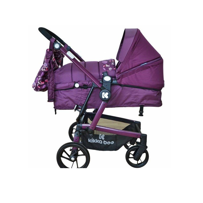 KIKKA BOO Kolica za bebe JASPER 2 u 1 sa reverzibilnim sedištem Purple 31001020026 - dodatni pogled