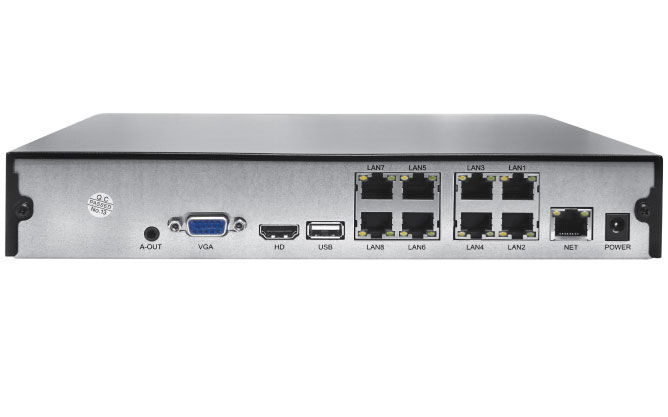 BitVision IP snimač za video nadzor 8CH POE NVR-C836POE - dodatni pogled