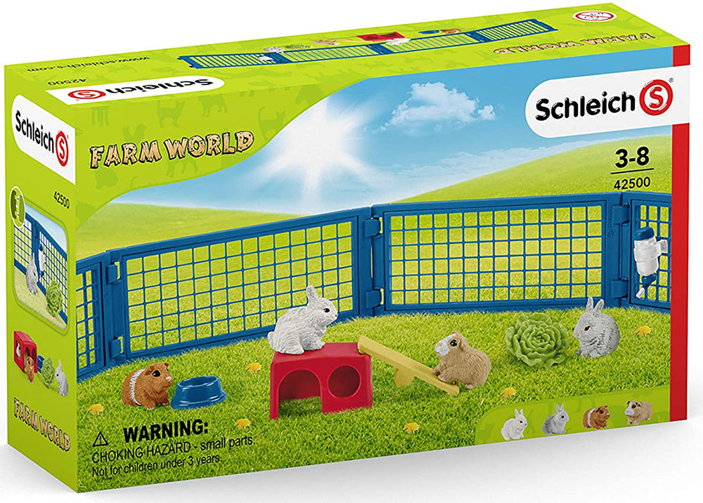 Schleich Figure Domaće životinje - Kućica za zeca i morsko prase 42500 - dodatni pogled