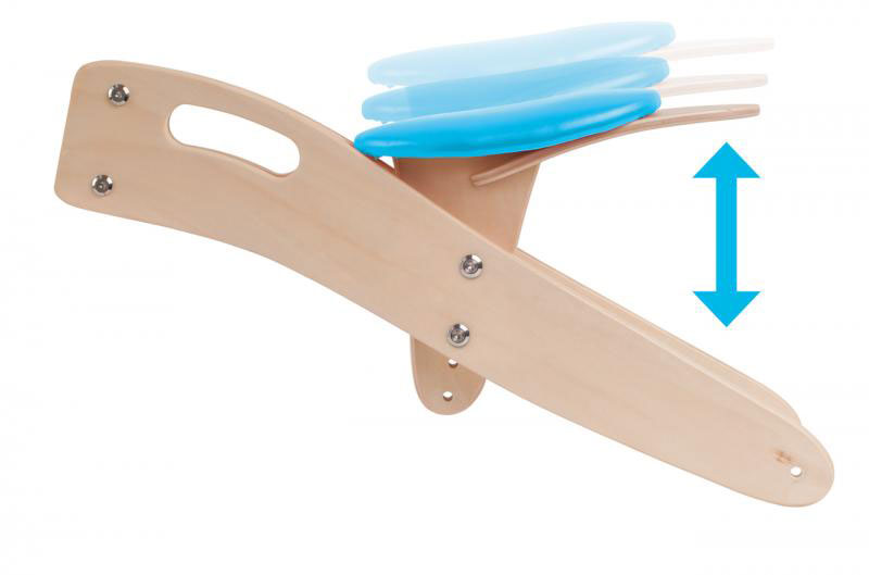 WOODY Dečiji drveni balans bicikl - bicikl bez pedala - zeleni 91189 - dodatni pogled