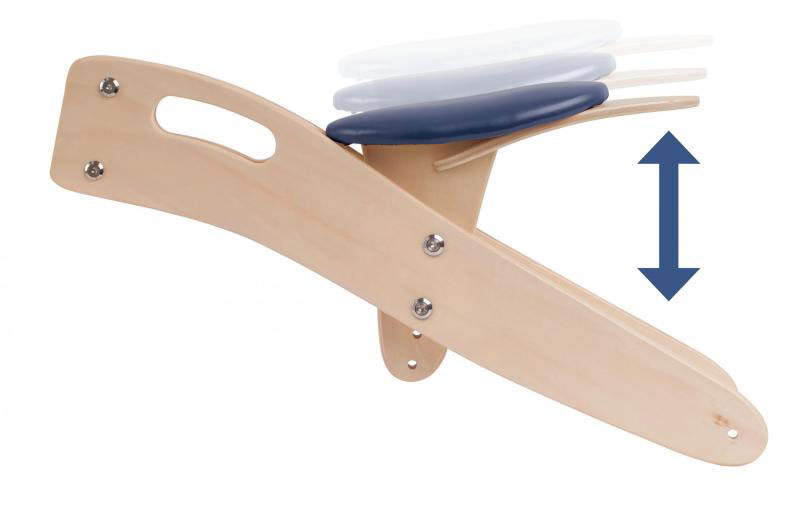 WOODY Dečiji drveni balans bicikl - bicikl bez pedala - plavi 93065 - dodatni pogled