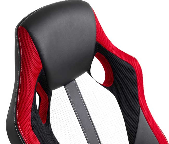 Radna anatomska gejmerska stolica WAI - dodatni pogled