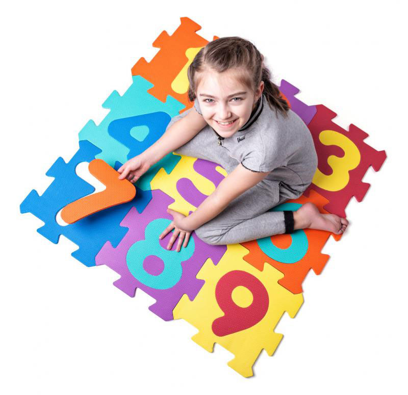 Prostirka za pod od EVA pene Brojevi Plastica 91627 - dodatni pogled