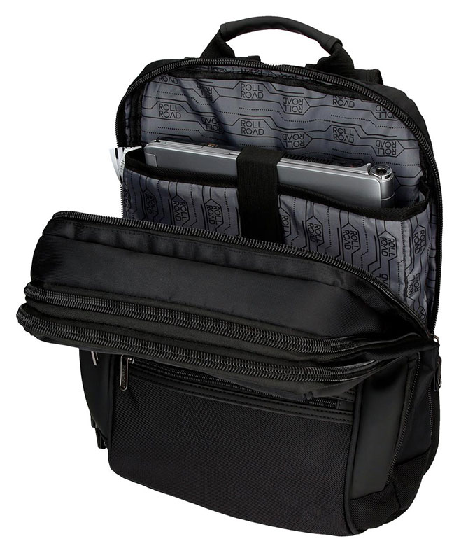 Roll Road Ranac za laptop 15.6 inča Stock Black 56523 - dodatni pogled