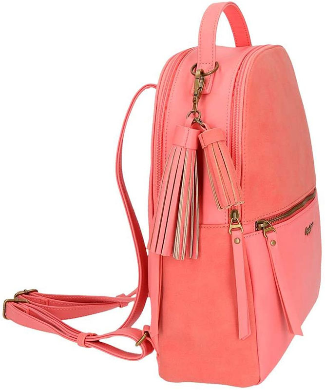 Pepe Jeans Modni ranac eko koža 33cm Bitmat Coral 75222 - dodatni pogled