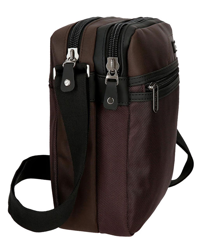 Roll Road Muška torba sa dve pregrade 26cm Stock Brown 56558 - dodatni pogled