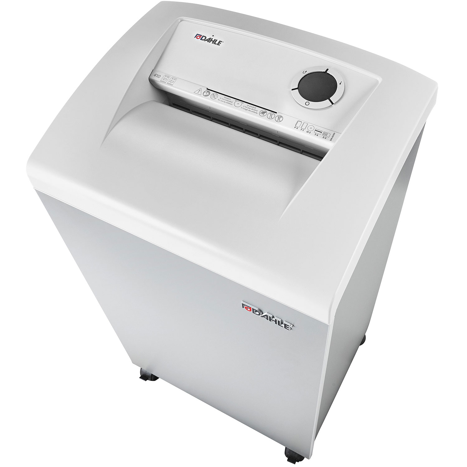 Profesionalni uništavač papira, diskova, kartica, sa točkićima Dahle 410 - dodatni pogled