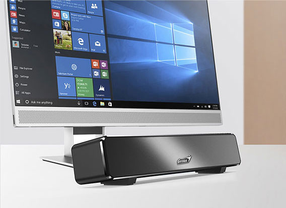 Genius SoundBar 100 - 2.0 zvučnici - dodatni pogled