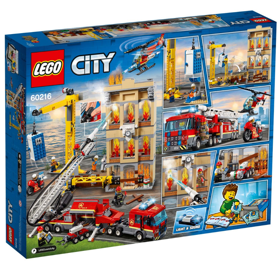 LEGO® Kocke - City - Vatrogasna brigada 60216 - dodatni pogled