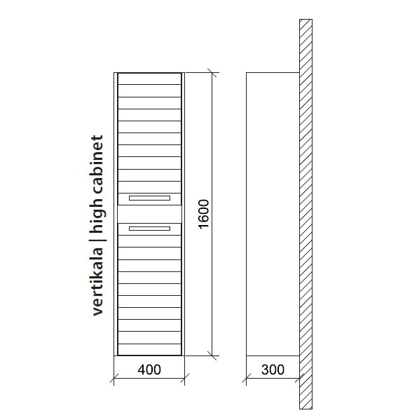 Roper vertikala sa policama Marina - dodatni pogled