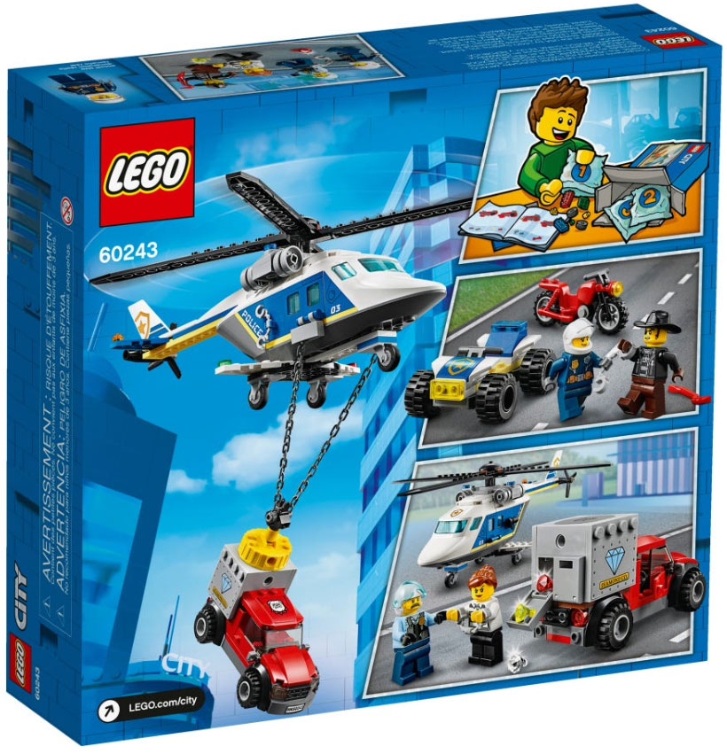 LEGO® City Kocke - Policija - Helikopterska potera 60243 - dodatni pogled
