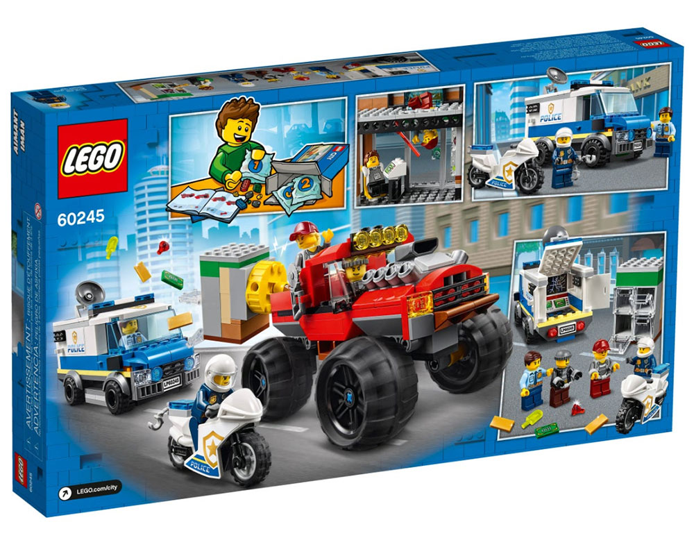 LEGO® City Kocke - Policija - Pljačka banke Monster Truck-om 60245 - dodatni pogled