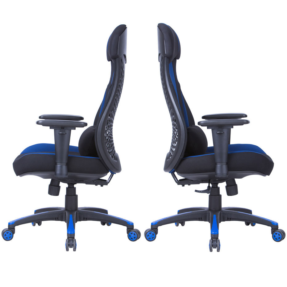 Gejmerska stolica Gamerix Dragon Blue - dodatni pogled