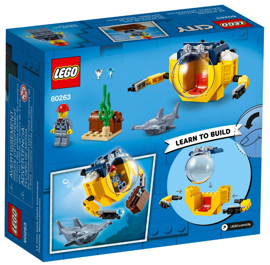 LEGO® City Kocke Mala podmornica za okeanska istraživanja 60263 - dodatni pogled