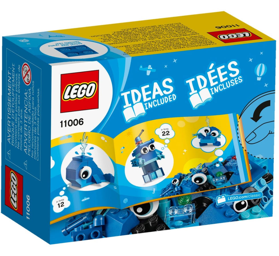 LEGO® Classic Kocke Kreativne plave kockice 11006 - dodatni pogled