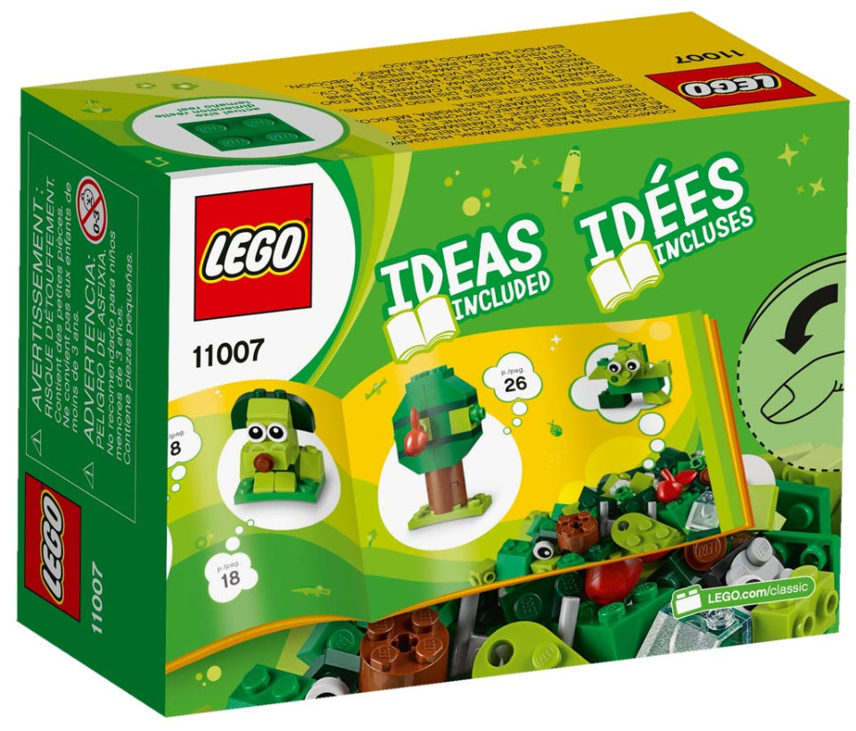 LEGO® Classic Kocke Kreativne zelene kockice 11007 - dodatni pogled