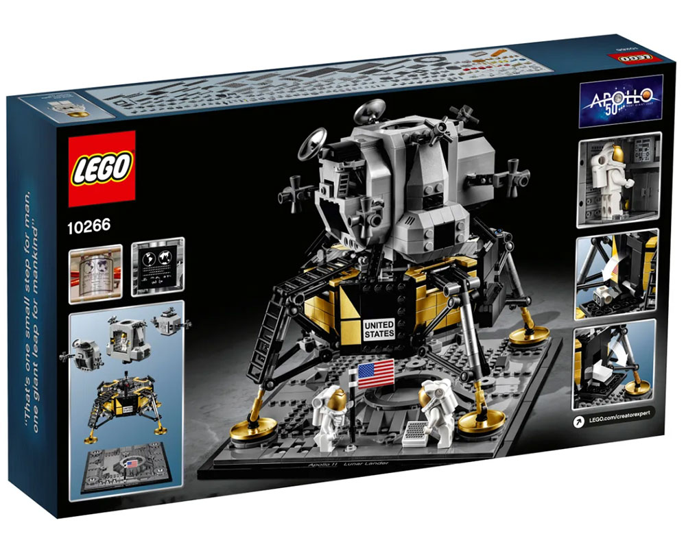 LEGO® Creator Kocke NASA Apolo 11 Modul 10266 - dodatni pogled