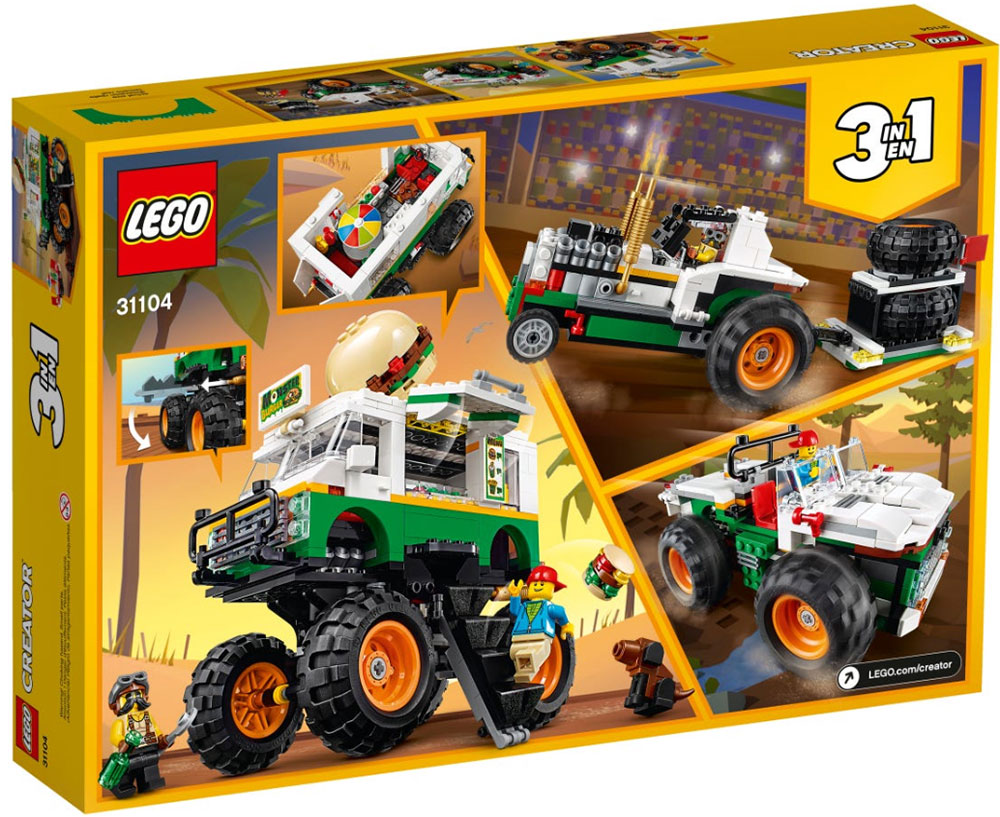 LEGO® Creator Kocke 3u1 Džinovski hamburger kamion 31104 - dodatni pogled