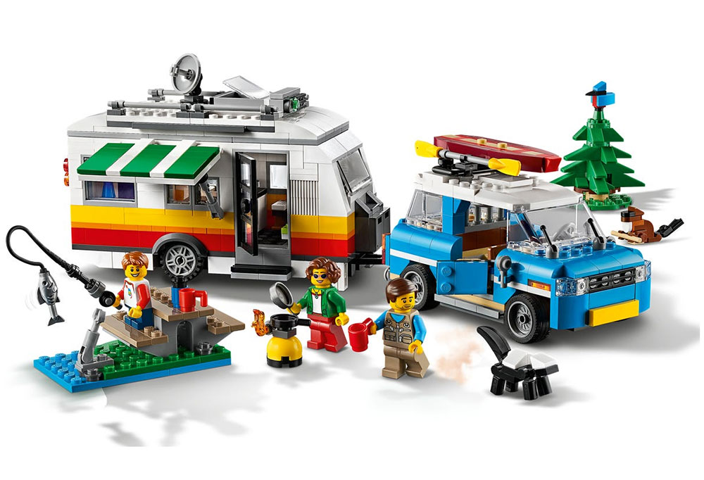 LEGO® Creator Kocke 3u1 Porodični odmor u kamp prikolici 31108 - dodatni pogled
