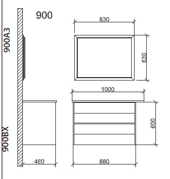 Roper ogledalo sa rasvetom Maja 900A3 - dodatni pogled