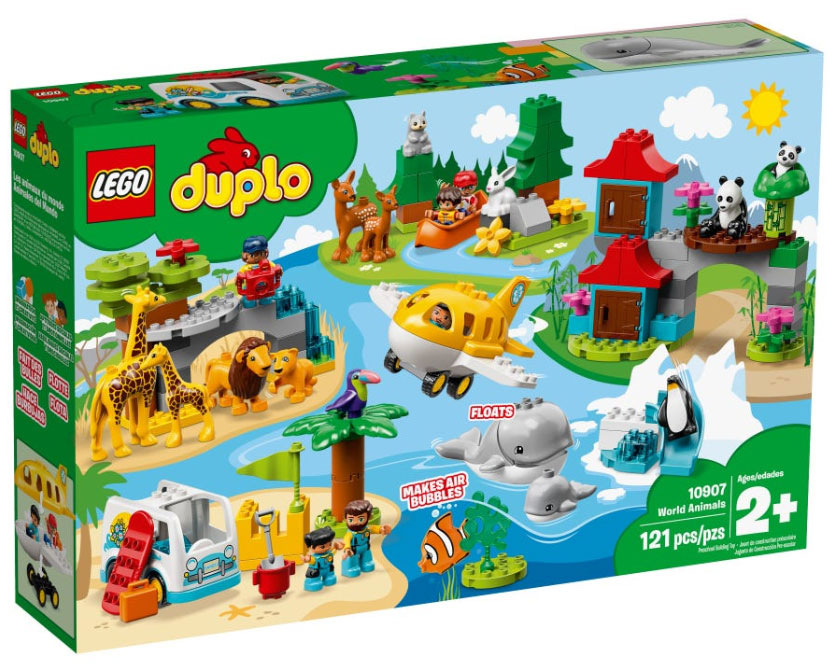 LEGO® DUPLO® Kocke - Životinje sveta 10907 - dodatni pogled