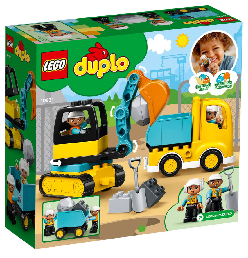 LEGO® DUPLO® Kocke - Kamion i bager 10931 - dodatni pogled