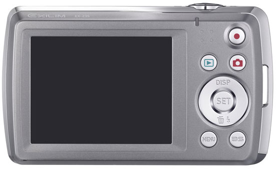 Casio digitalni fotoaparat EX-Z35 u srebrnoj boji - dodatni pogled