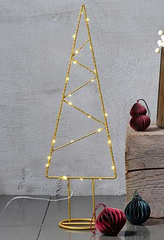 Novogodišnja jelka sa LED lampicama na baterije V51cm - dodatni pogled