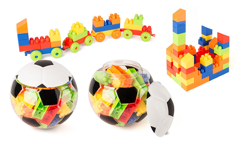 Lele Brother 2 u 1 Dečije kocke Plastične kocke FUDBALSKA LOPTA 876012 - dodatni pogled