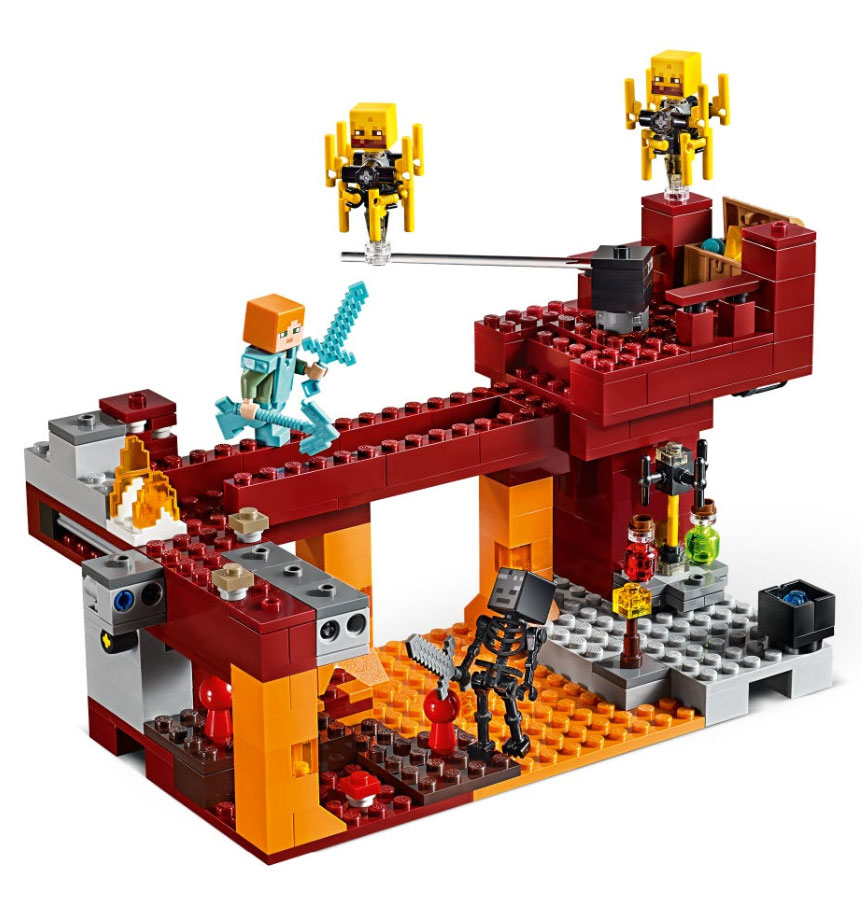 LEGO® Kocke Minecraft Plameni most 21154 - dodatni pogled