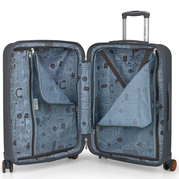 Veliki putni ABS kofer sa 4 točka Gabol Piscis 119247-16 - dodatni pogled