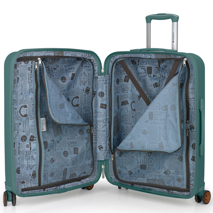 Veliki putni ABS kofer sa 4 točka Gabol Piscis 119247-04 - dodatni pogled