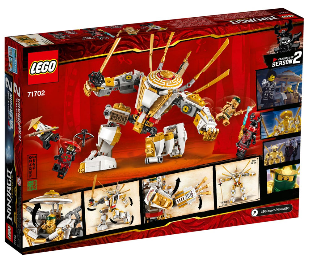 LEGO® Kocke NINJAGO - Golden Mech 71702 - dodatni pogled