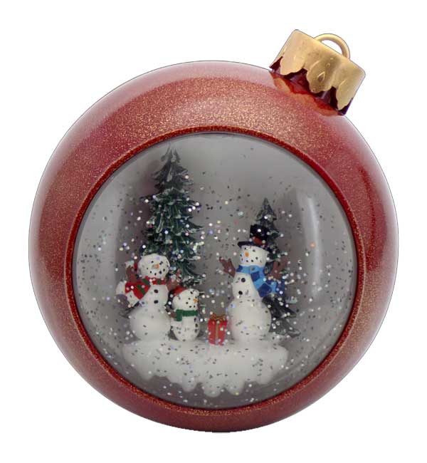 Novogodišnji ukras Svetleća kugla 14cm OP781 - dodatni pogled