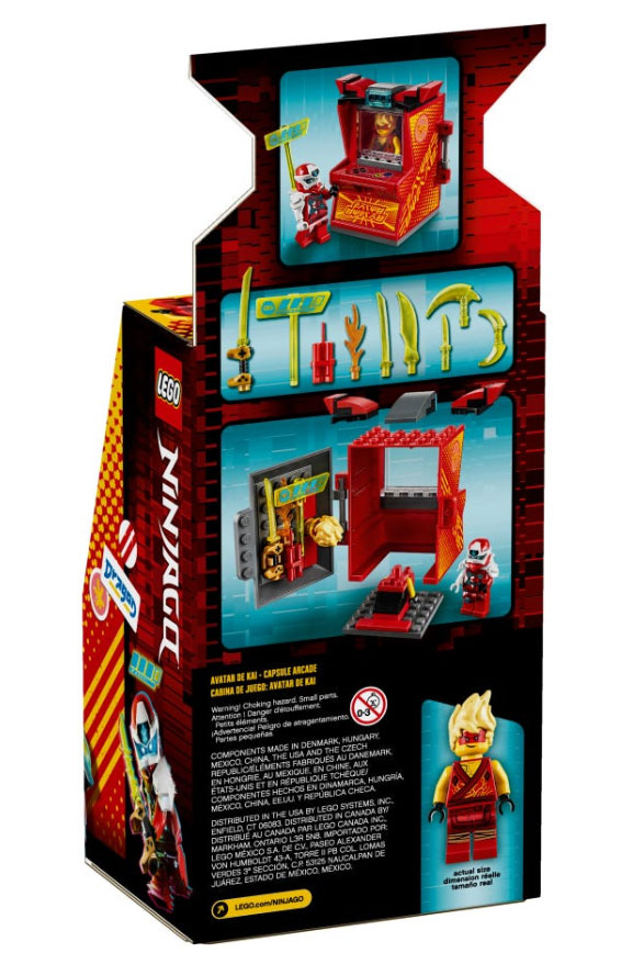 LEGO® Kocke NINJAGO - Kai Avatar 71714 - dodatni pogled