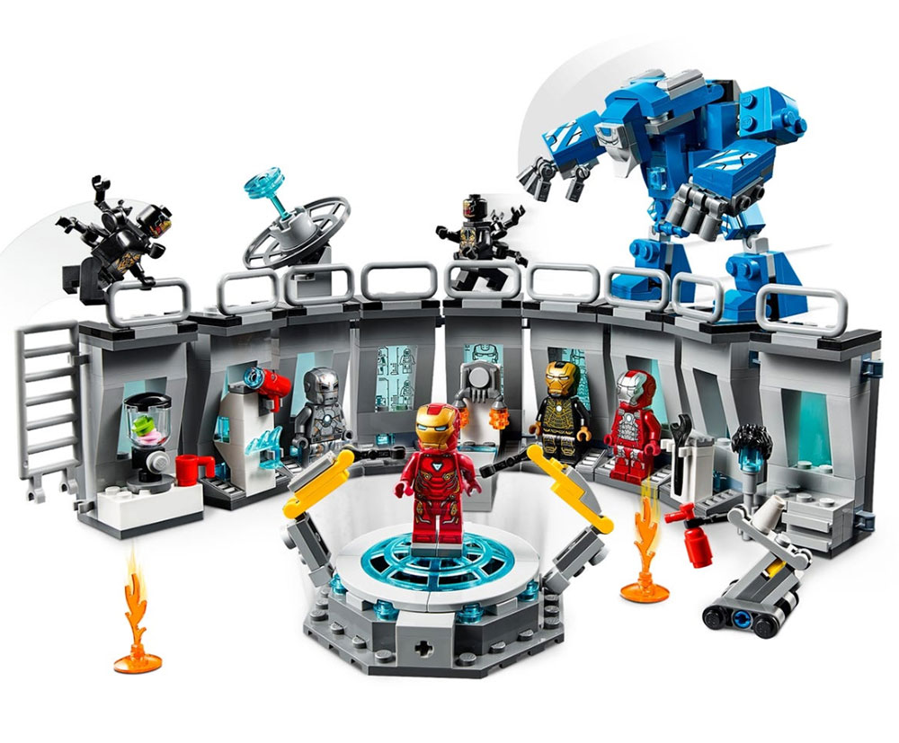 LEGO® Kocke Avengers - Ajronmenov hol oklopa 76125 - dodatni pogled