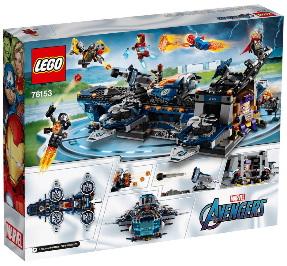 LEGO® Kocke Avengers Nosač heliodrom 76153 - dodatni pogled