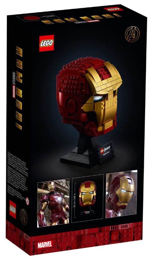 LEGO® Kocke Avengers - Iron Man Kaciga 76165 - dodatni pogled