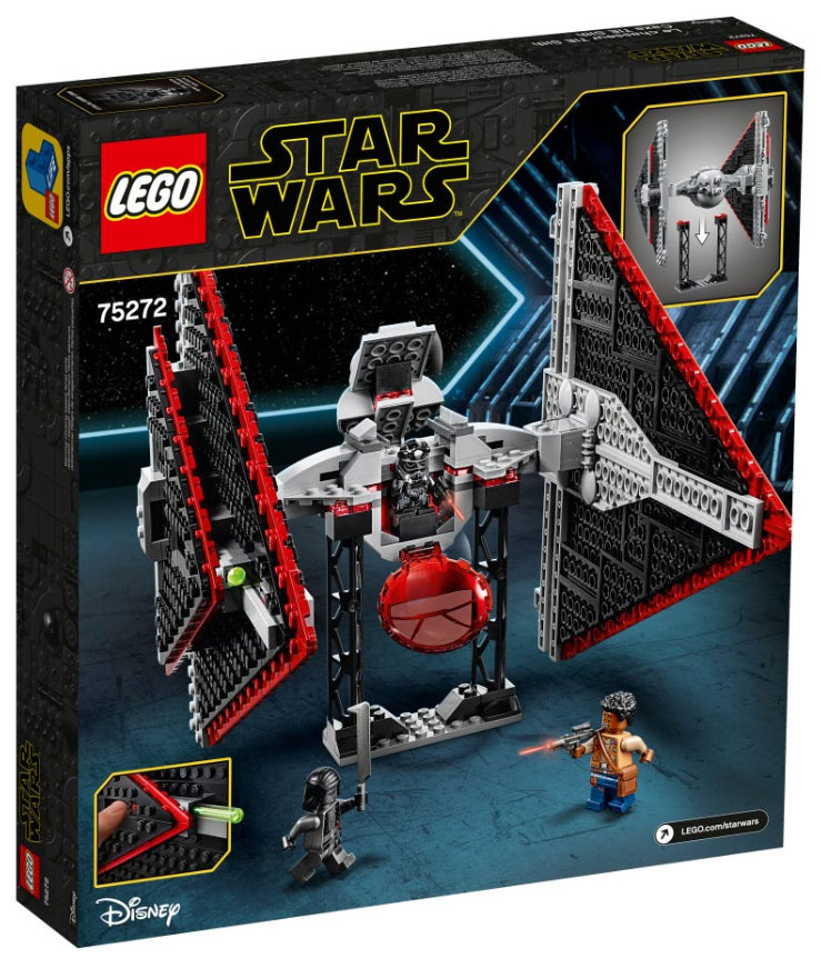 LEGO® Kocke STAR WARS™ - Sith TIE Fighter 75272 - dodatni pogled
