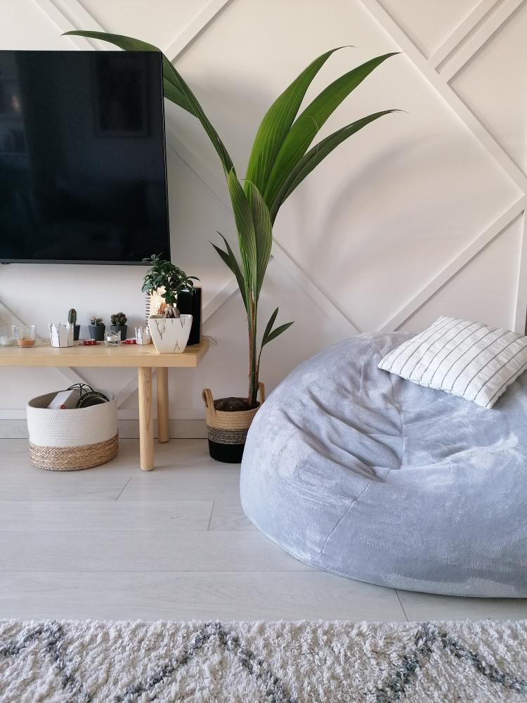 Lazy Bag svetlo sivi od mikrofibera - dodatni pogled