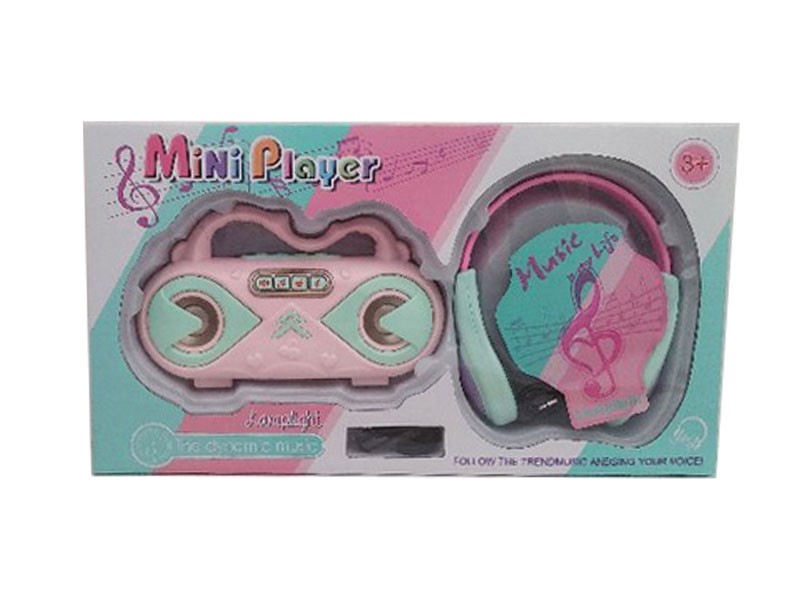 Dečija igračka Mini muzički plejer za decu Radio i slušalice 870064 - dodatni pogled