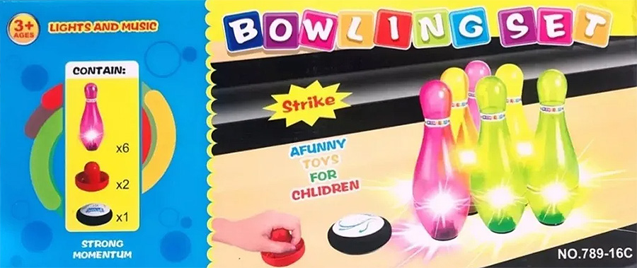 Svetleći set za kuglanje za decu 891007 - dodatni pogled