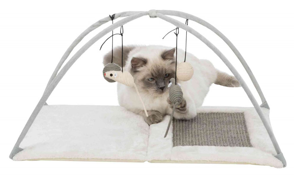 Trixie Prostirka ležaljka grebalica za mačke sa igračkama Junior 43114 - dodatni pogled
