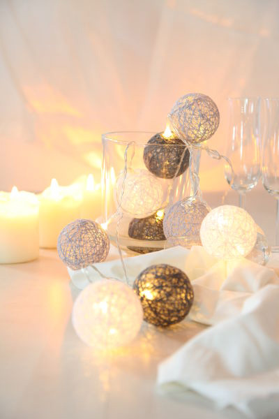 Dekortaivne lampice Venuto 29958-10 siva-krem - dodatni pogled