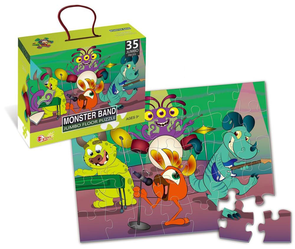 Slagalica ZABAVNA ČUDOVIŠTA 35 delova Jumbo 882017 - dodatni pogled