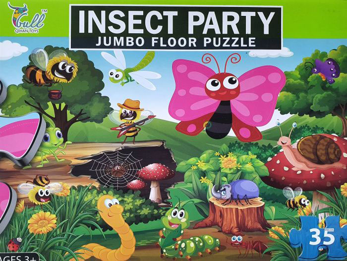 Slagalica INSEKTI NA ZABAVI 35 delova Jumbo 882019 - dodatni pogled